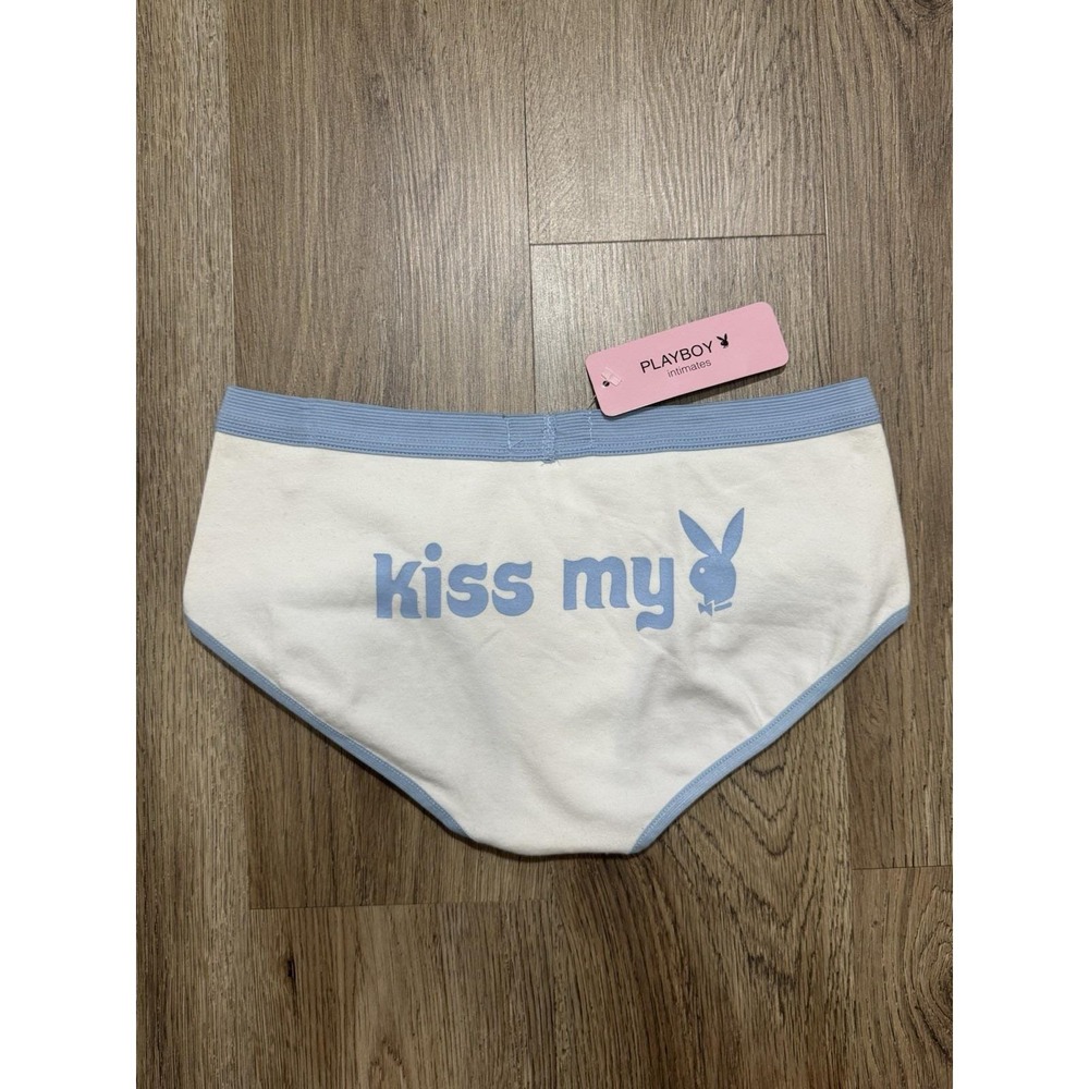 Y2K Vintage Playboy Kiss My Bunny‎ Head Briefs Underwear Size L